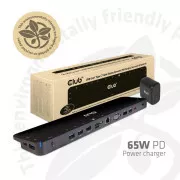 Club3D Dokovací stanice USB-C 14v1, 1xDP, 1xHDMI, 1xVGA, 2xUSB-C, 5xUSB, čtečka SD karet, černá