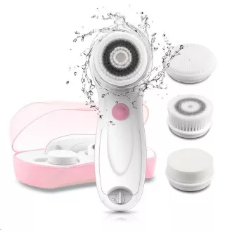 TOUCHBeauty 0759A Čisticí kartáč na pleť 3v1 růžový TOUCHBeauty 0759A Čisticí kartáč na pleť 3v1 růžový