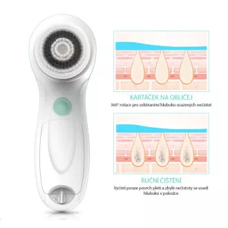 TOUCHBeauty 0759A Čisticí kartáč na pleť 3v1 růžový TOUCHBeauty 0759A Čisticí kartáč na pleť 3v1 růžový
