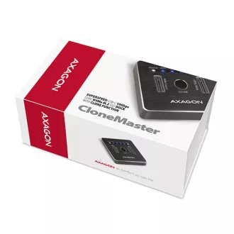 AXAGON ADSA-M2C, USB-C 10Gbps dokovací stanice pro 2× M.2 NVMe SSD s funkcí klonování