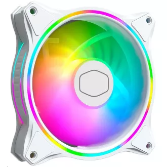Cooler Master ventilátor MasterFan MF120 Halo 3in1 White, 3x120mm, ARGB, bílá Cooler Master ventilátor MasterFan MF120 Halo 3in1 White, 3x120mm, ARGB, bílá