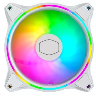 Cooler Master ventilátor MasterFan MF120 Halo 3in1 White, 3x120mm, ARGB, bílá Cooler Master ventilátor MasterFan MF120 Halo 3in1 White, 3x120mm, ARGB, bílá