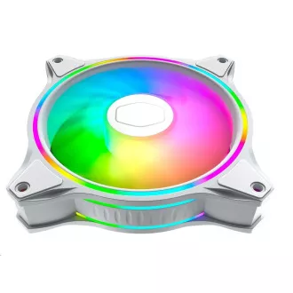 Cooler Master ventilátor MasterFan MF120 Halo 3in1 White, 3x120mm, ARGB, bílá Cooler Master ventilátor MasterFan MF120 Halo 3in1 White, 3x120mm, ARGB, bílá