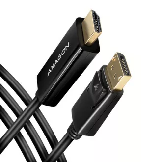 AXAGON RVD-HI14C2, DisplayPort -> HDMI 1.4 redukce / kabel 1.8m, 4K/30Hz AXAGON RVD-HI14C2, DisplayPort -> HDMI 1.4 redukce / kabel 1.8m, 4K/30Hz