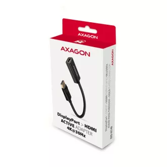 AXAGON RVD-HI14N, DisplayPort -> HDMI 1.4 redukce / adaptér, 4K/30Hz AXAGON RVD-HI14N, DisplayPort -> HDMI 1.4 redukce / adaptér, 4K/30Hz