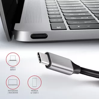 AXAGON HMC-6GL, USB 3.2 Gen 1 hub, porty 3x USB-A, HDMI 4k/30Hz, RJ-45 GLAN, PD 100W, kabel USB-C 20cm AXAGON HMC-6GL, USB 3.2 Gen 1 hub, porty 3x USB-A, HDMI 4k/30Hz, RJ-45 GLAN, PD 100W, kabel USB-C 20cm