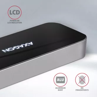 AXAGON HMC-6GL, USB 3.2 Gen 1 hub, porty 3x USB-A, HDMI 4k/30Hz, RJ-45 GLAN, PD 100W, kabel USB-C 20cm AXAGON HMC-6GL, USB 3.2 Gen 1 hub, porty 3x USB-A, HDMI 4k/30Hz, RJ-45 GLAN, PD 100W, kabel USB-C 20cm