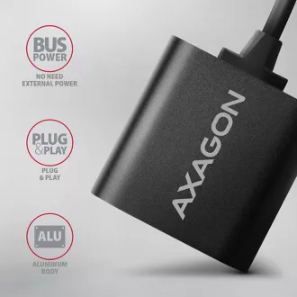 AXAGON ADA-12, USB 2.0 - externí zvuková karta, 48kHz/16-bit stereo, kovová, kabel USB-A 15 cm AXAGON ADA-12, USB 2.0 - externí zvuková karta, 48kHz/16-bit stereo, kovová, kabel USB-A 15 cm