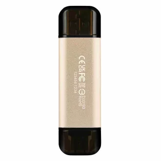 TRANSCEND Flash Disk 128GB JetFlash®930C, TLC, USB 3.2/USB Type C (R:420/W:400 MB/s) černý