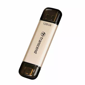 TRANSCEND Flash Disk 128GB JetFlash®930C, TLC, USB 3.2/USB Type C (R:420/W:400 MB/s) černý