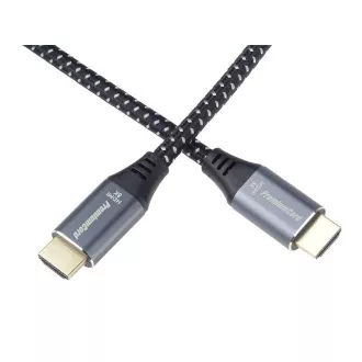 PREMIUMCORD Kabel HDMI 2.1 High Speed + Ethernet kabel 8K@60Hz, zlacené konektory, 3m
