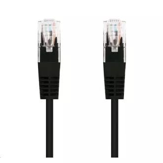 C-TECH kabel patchcord Cat5e, UTP, černý, 0, 5m