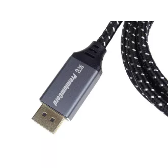 PREMIUMCORD Kabel DisplayPort 1.4 přípojný kabel, kovové a zlacené konektory, 1m PREMIUMCORD Kabel DisplayPort 1.4 přípojný kabel, kovové a zlacené konektory, 1m