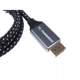 PREMIUMCORD Kabel DisplayPort 1.4 přípojný kabel, kovové a zlacené konektory, 1m PREMIUMCORD Kabel DisplayPort 1.4 přípojný kabel, kovové a zlacené konektory, 1m
