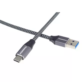PREMIUMCORD Kabel USB-C na USB 3.0 A (USB 3.1 generation 1, 3A, 5Gbit/s) 1m oplet