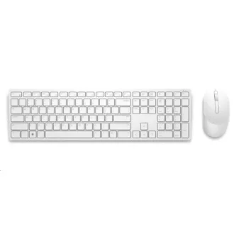 Dell Pro Wireless Keyboard and Mouse - KM5221W - US International (QWERTY) - White