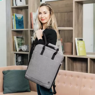 DICOTA Eco Tote Bag MOTION 13 -15.6” Light Grey