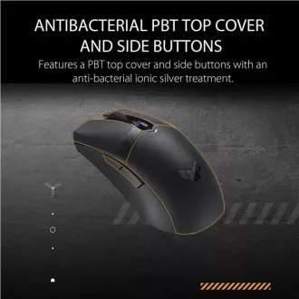 ASUS myš TUF GAMING M4 WL (P306), černá ASUS myš TUF GAMING M4 WL (P306), černá