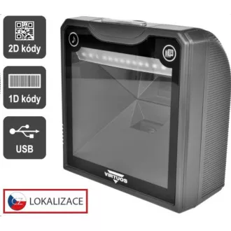 Virtuos 2D čtečka HT-865A, stacionární, USB, černá Virtuos 2D čtečka HT-865A, stacionární, USB, černá
