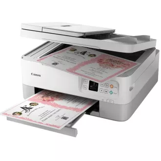 Canon PIXMA Tiskárna TS7451A white - barevná, MF (tisk, kopírka, sken, cloud), duplex, USB, Wi-Fi, Bluetooth Canon PIXMA Tiskárna TS7451A white - barevná, MF (tisk, kopírka, sken, cloud), duplex, USB, Wi-Fi, Bluetooth