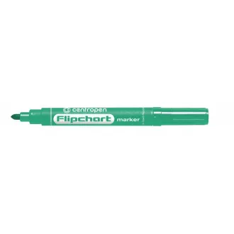 Značkovač Centropen 8550 na Flipchart zelený válcový hrot 2,5mm Značkovač Centropen 8550 na Flipchart zelený válcový hrot 2,5mm