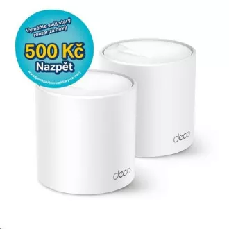 TP-Link Deco X50(2-pack) WiFi6 Mesh (AX3000, 2, 4GHz/5GHz, 3xGbELAN/WAN) TP-Link Deco X50(2-pack) WiFi6 Mesh (AX3000, 2, 4GHz/5GHz, 3xGbELAN/WAN)