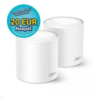 TP-Link Deco X50(2-pack) WiFi6 Mesh (AX3000, 2, 4GHz/5GHz, 3xGbELAN/WAN) TP-Link Deco X50(2-pack) WiFi6 Mesh (AX3000, 2, 4GHz/5GHz, 3xGbELAN/WAN)