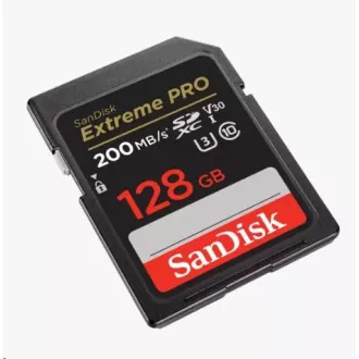 SanDisk SDXC karta 128GB Extreme PRO (200 MB/s Class 10, UHS-I U3 V30)