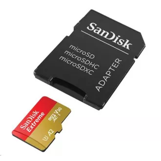 SanDisk micro SDXC karta 1TB Extreme (190 MB/s Class 10, UHS-I U3 V30) + adaptér SanDisk micro SDXC karta 1TB Extreme (190 MB/s Class 10, UHS-I U3 V30) + adaptér