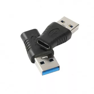 PremiumCord USB redukce USB 3.0 A - USB-C (M/F), černá PremiumCord USB redukce USB 3.0 A - USB-C (M/F), černá