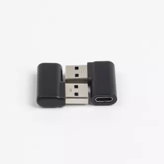 PremiumCord USB redukce USB-C - USB3.0 typ A (F/M), zahnutá 90° PremiumCord USB redukce USB-C - USB3.0 typ A (F/M), zahnutá 90°