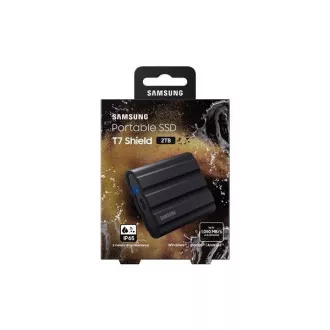 Samsung Externí SSD disk T7 Shield - 2 TB - voděodolný, prachuvzdorný, odolný pádu ze 3m, USB3.2 Gen2, stupen krytí IP65 Samsung Externí SSD disk T7 Shield - 2 TB - voděodolný, prachuvzdorný, odolný pádu ze 3m, USB3.2 Gen2, stupen krytí IP65