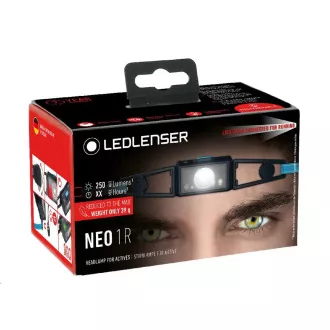 Ledlenser NEO1R běžecká čelovka, bílo-limetková Ledlenser NEO1R běžecká čelovka, bílo-limetková
