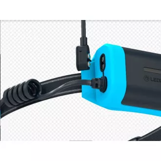 Ledlenser NEO9R čelová svítilna, černo-modrá