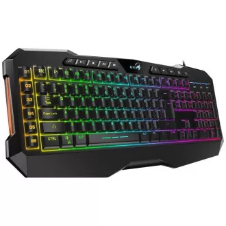 GENIUS klávesnice GX GAMING Scorpion K11 Pro/ drátová/ podsvícená/ USB/ černá/ CZ+SK layout GENIUS klávesnice GX GAMING Scorpion K11 Pro/ drátová/ podsvícená/ USB/ černá/ CZ+SK layout