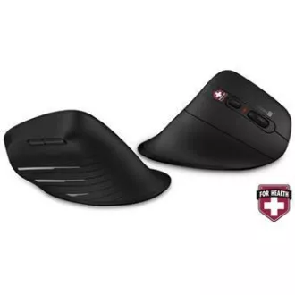 CONNECT IT FOR HEALTH Verti TriMode ergonomická vertikální myš, bezdrátová, černá CONNECT IT FOR HEALTH Verti TriMode ergonomická vertikální myš, bezdrátová, černá