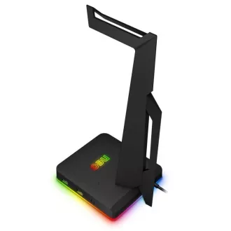 CONNECT IT NEO Stand-It RGB stojánek na sluchátka + USB hub, černá CONNECT IT NEO Stand-It RGB stojánek na sluchátka + USB hub, černá