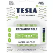 TESLA BATTERIES AAA GREEN+ RECHARGEABLE (HR03 / BLISTER FOIL 4 PCS)