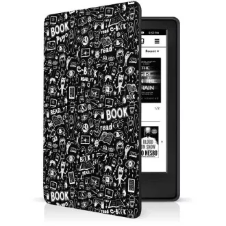 CONNECT IT pouzdro pro Amazon Kindle 2021 (11th gen.), DOODLE černá CONNECT IT pouzdro pro Amazon Kindle 2021 (11th gen.), DOODLE černá