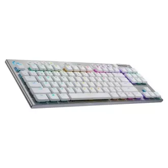 Logitech Mechanical Gaming Keyboard G915 TKL Tenkeyless LIGHTSPEED Wireless RGB - Tactile - WHITE - CZ/SK Logitech Mechanical Gaming Keyboard G915 TKL Tenkeyless LIGHTSPEED Wireless RGB - Tactile - WHITE - CZ/SK