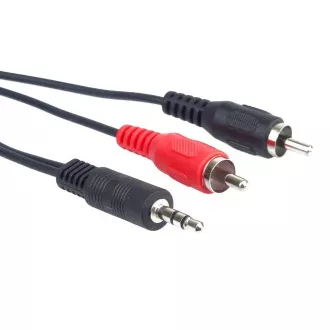 PremiumCord kabel Jack 3.5mm - 2xCINCH, M/M, 1, 5m PremiumCord kabel Jack 3.5mm - 2xCINCH, M/M, 1, 5m