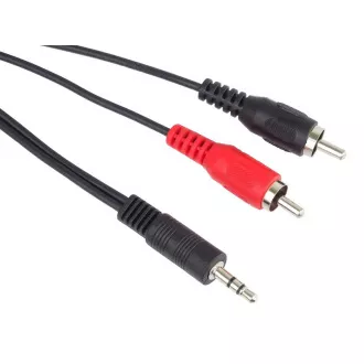 PremiumCord kabel Jack 3.5mm - 2xCINCH, M/M, 1, 5m PremiumCord kabel Jack 3.5mm - 2xCINCH, M/M, 1, 5m