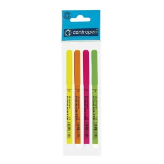 Zvýrazňovač Centropen 2532/4 4 barvy válcový hrot 1,8mm Zvýrazňovač Centropen 2532/4 4 barvy válcový hrot 1,8mm