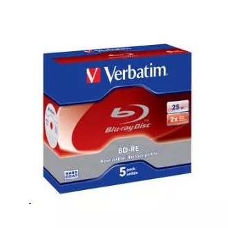 VERBATIM BD-RE(5-pack)Blu-Ray/Jewel/2x/25GB VERBATIM BD-RE(5-pack)Blu-Ray/Jewel/2x/25GB