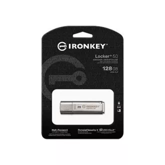 Kingston Flash Disk IronKey 128GB IKLP50 IronKey Locker+ 50 AES USB, w/256bit Encryption Kingston Flash Disk IronKey 128GB IKLP50 IronKey Locker+ 50 AES USB, w/256bit Encryption