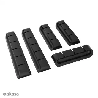 AKASA držák kabelů Cable Cord Holder, černá AKASA držák kabelů Cable Cord Holder, černá