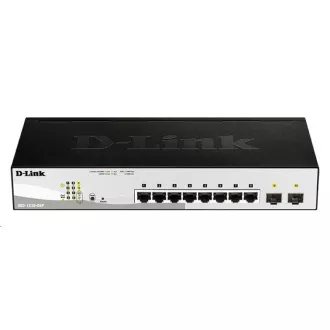 D-Link DGS-1210-08P 10-port Gigabit Smart PoE Switch, 8x GbE PoE+, 2x SFP, PoE 65W, fanless D-Link DGS-1210-08P 10-port Gigabit Smart PoE Switch, 8x GbE PoE+, 2x SFP, PoE 65W, fanless