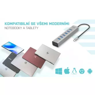 i-tec USB-C Charging Metal HUB 7 Port