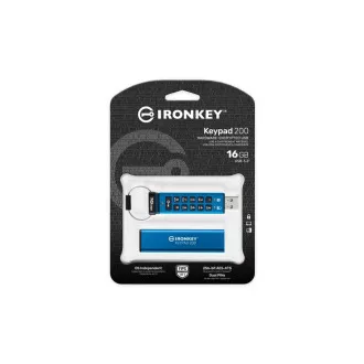 Kingston Flash Disk IronKey 16GB Keypad 200 encrypted USB flash drive