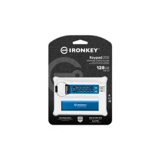 Kingston Flash Disk IronKey 128GB Keypad 200 encrypted USB flash drive